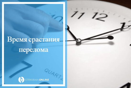 Влияние степени смещения на продолжительность больничного с переломом руки