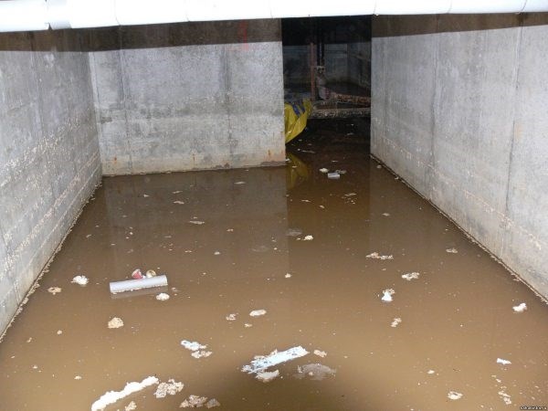 Последствия неблагоприятного влияния воды на подвал